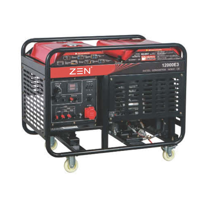 Générateur diesel de type ouvert à deux cylindres